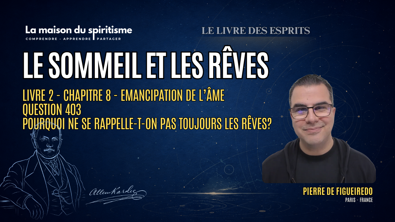 Etude spirite du livre des esprits par Allen Kardec.