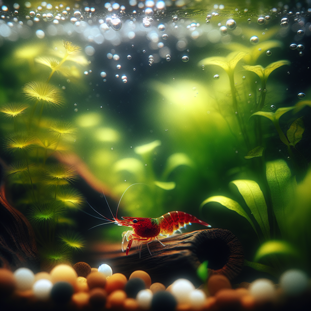 cherry shrimp - AI