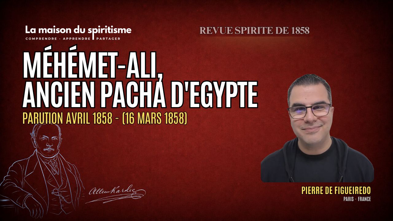 Etude spirite de LA REVUE SPIRITE 1858