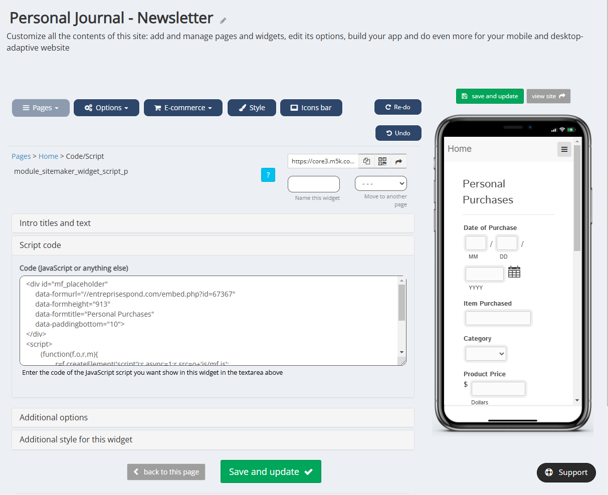 personal jurnal - newspetter